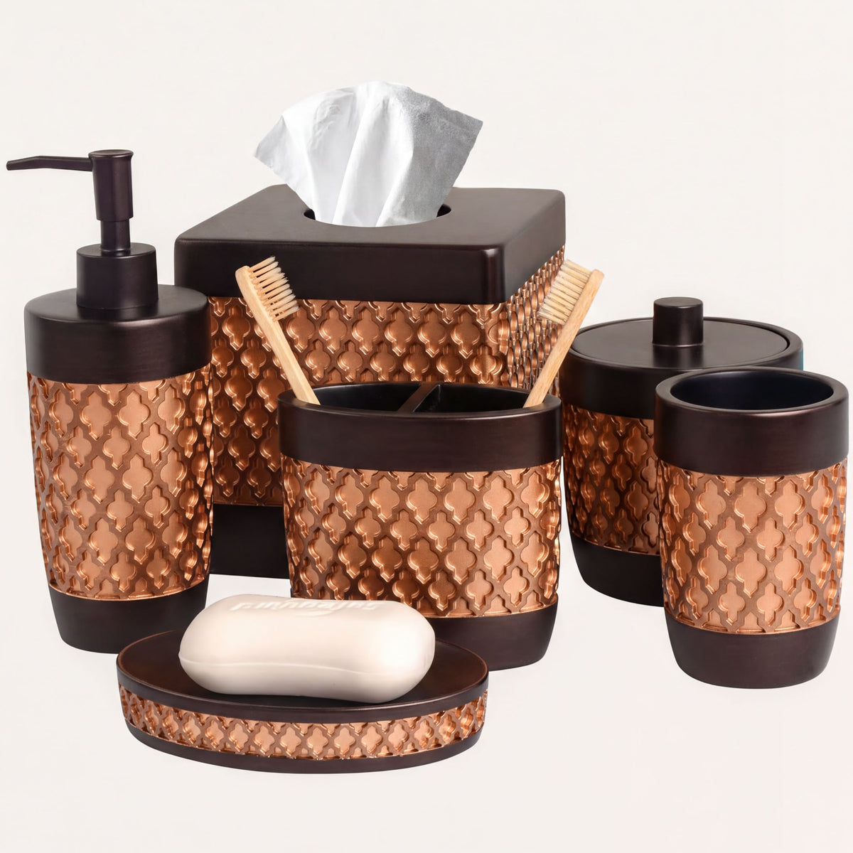 Bathroom Set – Wally, 6 Piece
