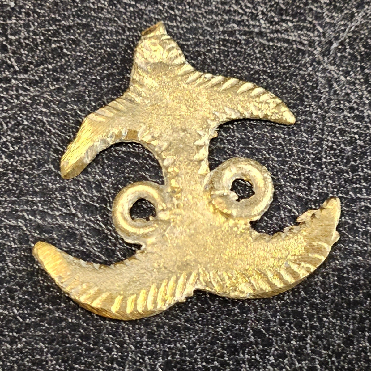 Handmade Adinkra Akokonan African Asante Brass Link/Pendant