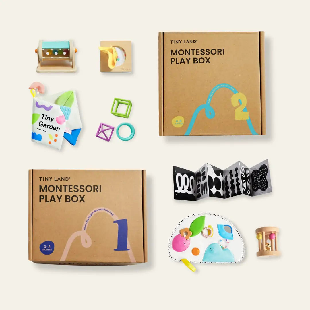Tiny Land® Montessori Sensory Beginnings Baby Set（0–6 months）
