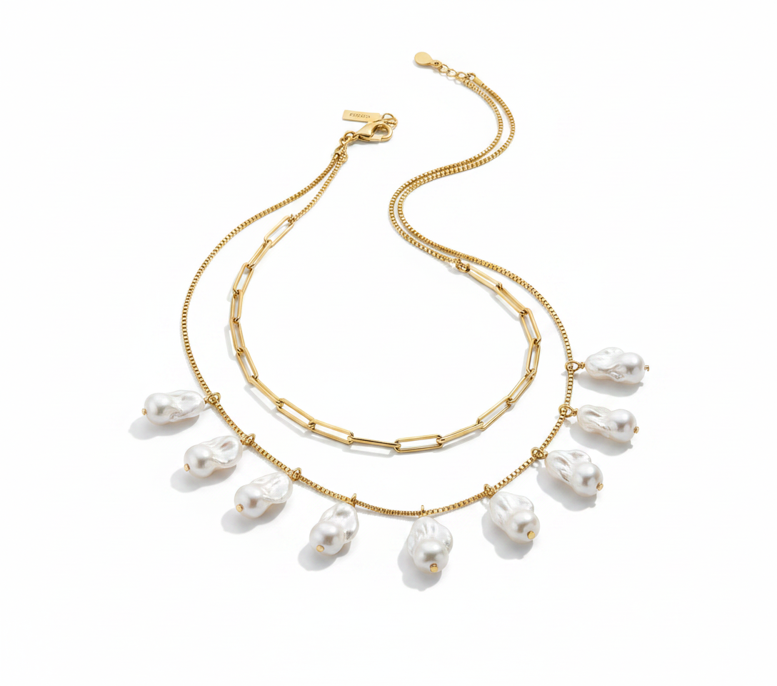 Worthy Baroque Freshwater Pearl Choker