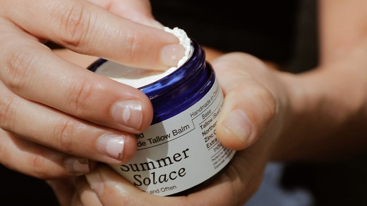 Mineral Zinc Tallow Balm | Pure Unscented | 23% Non-Nano Zinc (USP)