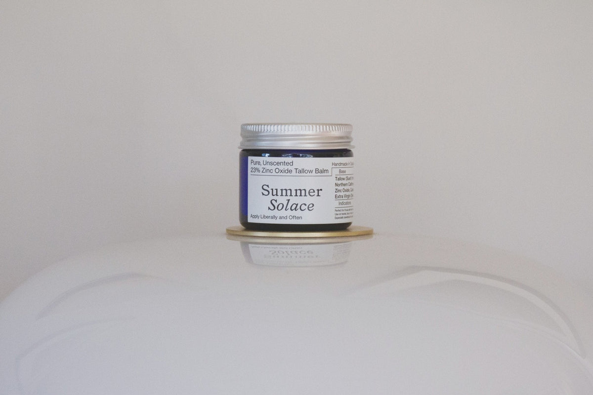 Mineral Zinc Tallow Balm | Pure Unscented | 23% Non-Nano Zinc (USP)