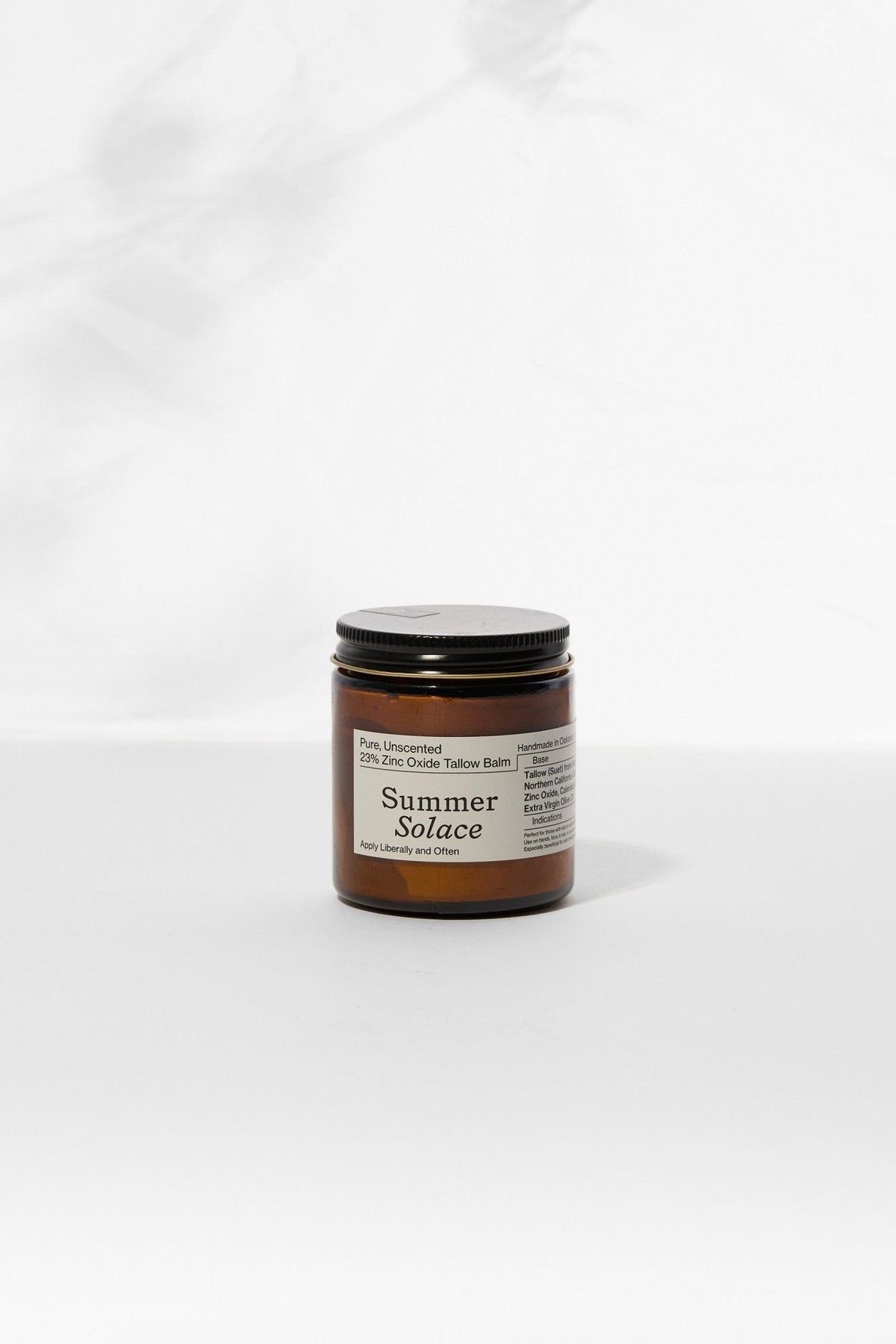 Mineral Zinc Tallow Balm | Pure Unscented | 23% Non-Nano Zinc (USP)