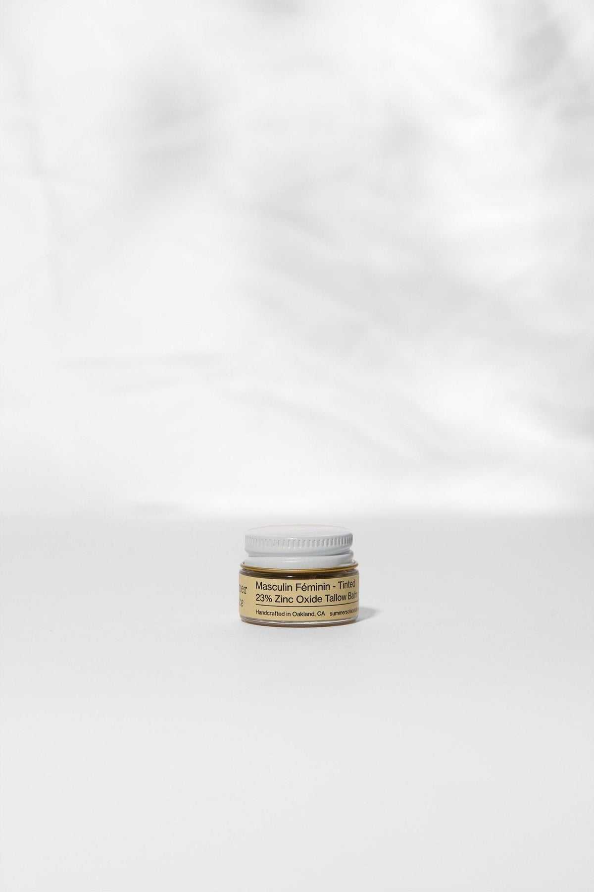 Tinted Zinc Tallow Balm • 23% Non-Nano Zinc Oxide • Scented