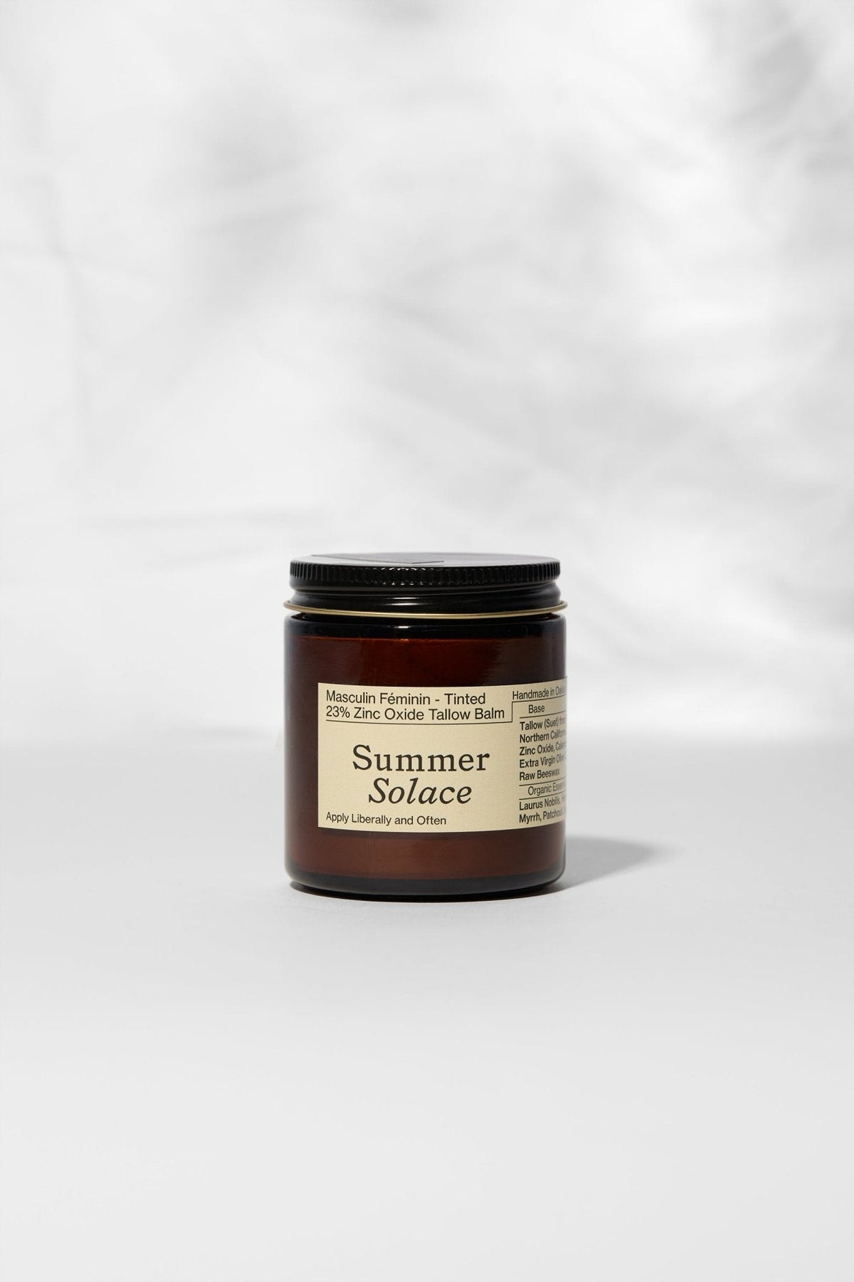 Tinted Zinc Tallow Balm • 23% Non-Nano Zinc Oxide • Scented