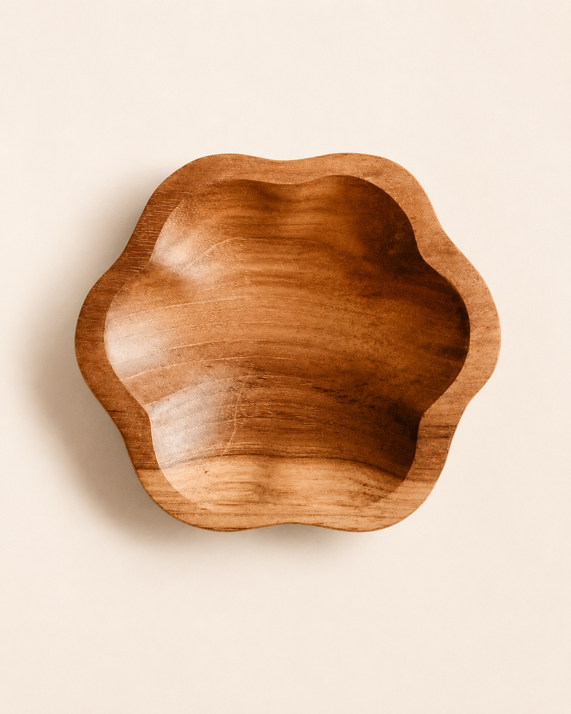 Flora Teak Catch All