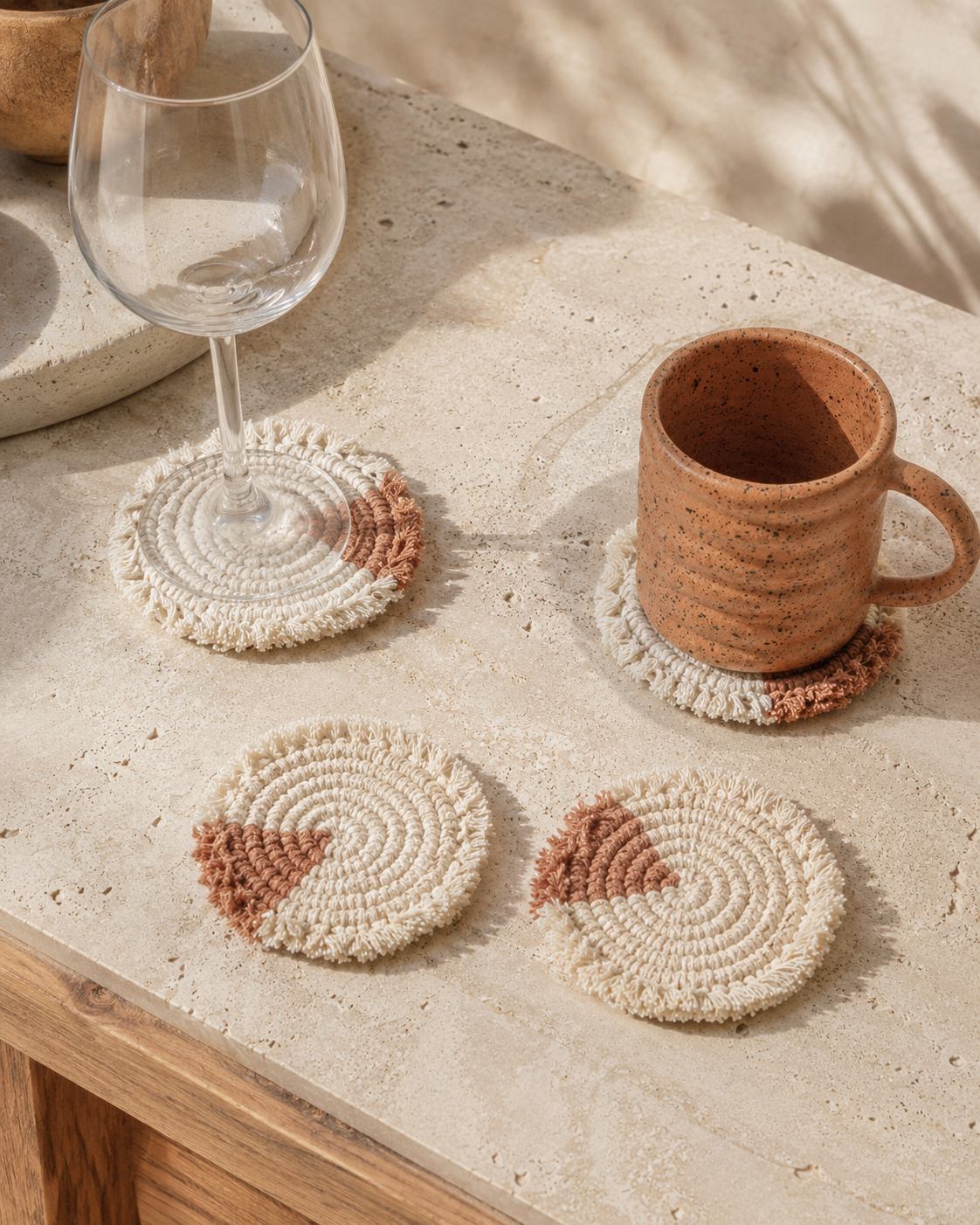 Patterned Coaster Set