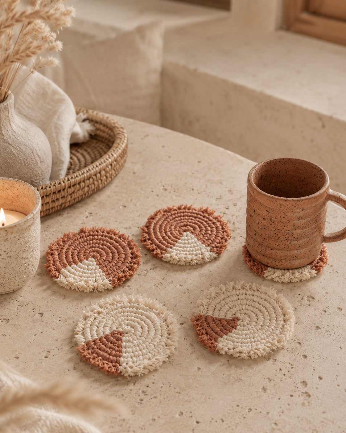 Patterned Coaster Set