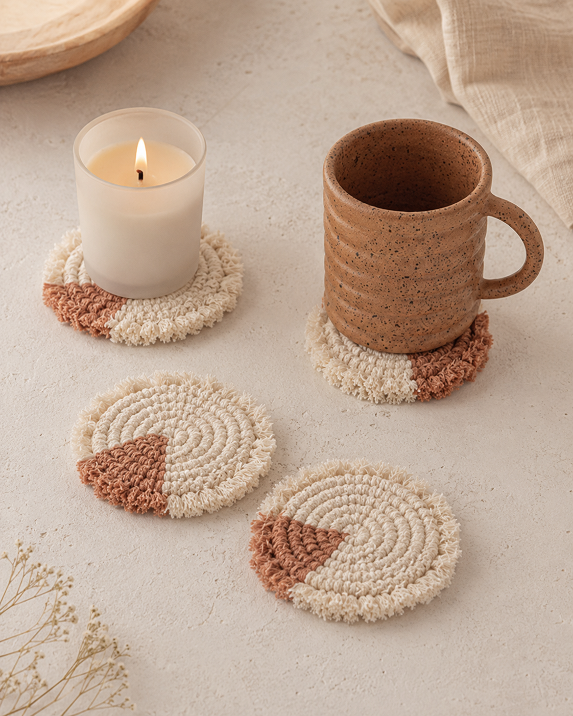 Patterned Coaster Set