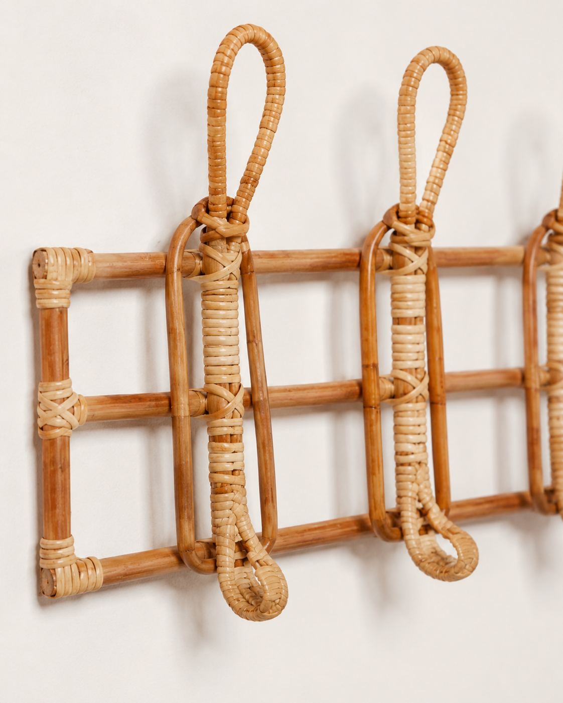 Nusa Rattan Wall Hooks
