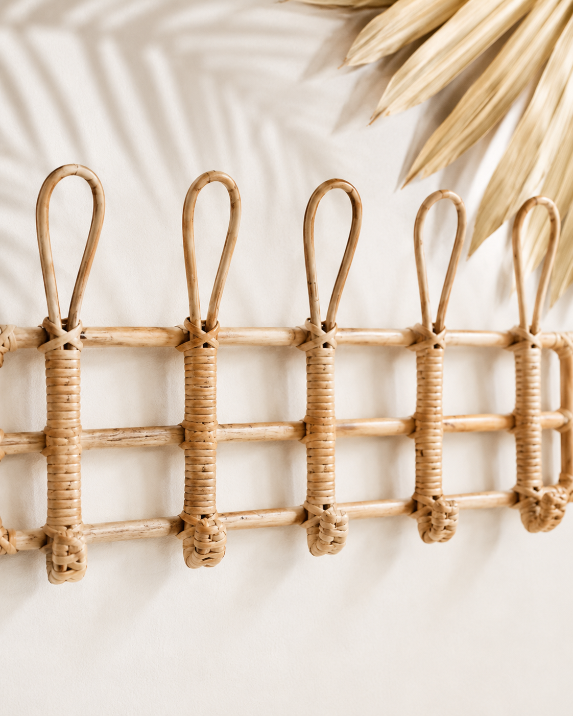 Nusa Rattan Wall Hooks
