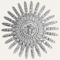 Silver Crystal Napkin Rings – Elegant Rust Resistant Table Decor Accessories