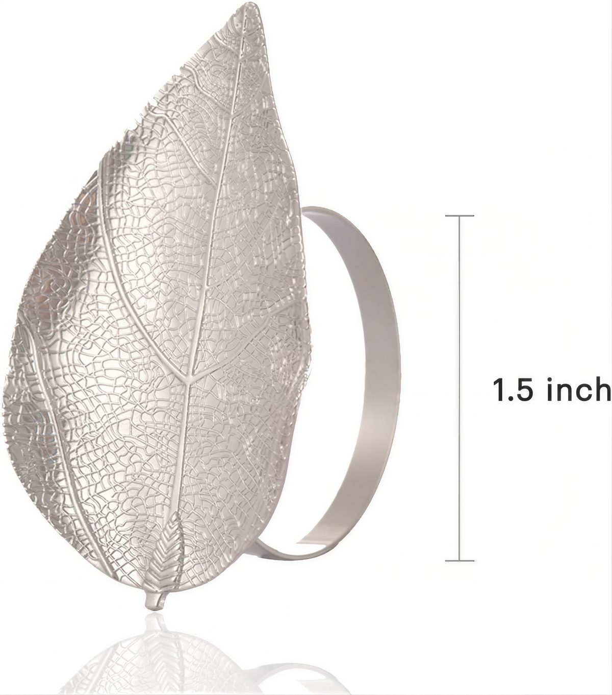 Silver Leaf Napkin Rings – Silver Grace