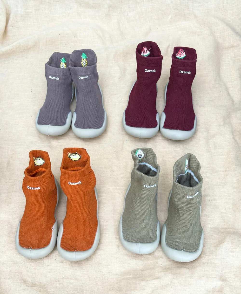 Organic Cotton Barefoot Sock Shoes – Play-Proof Comfort| Fruity