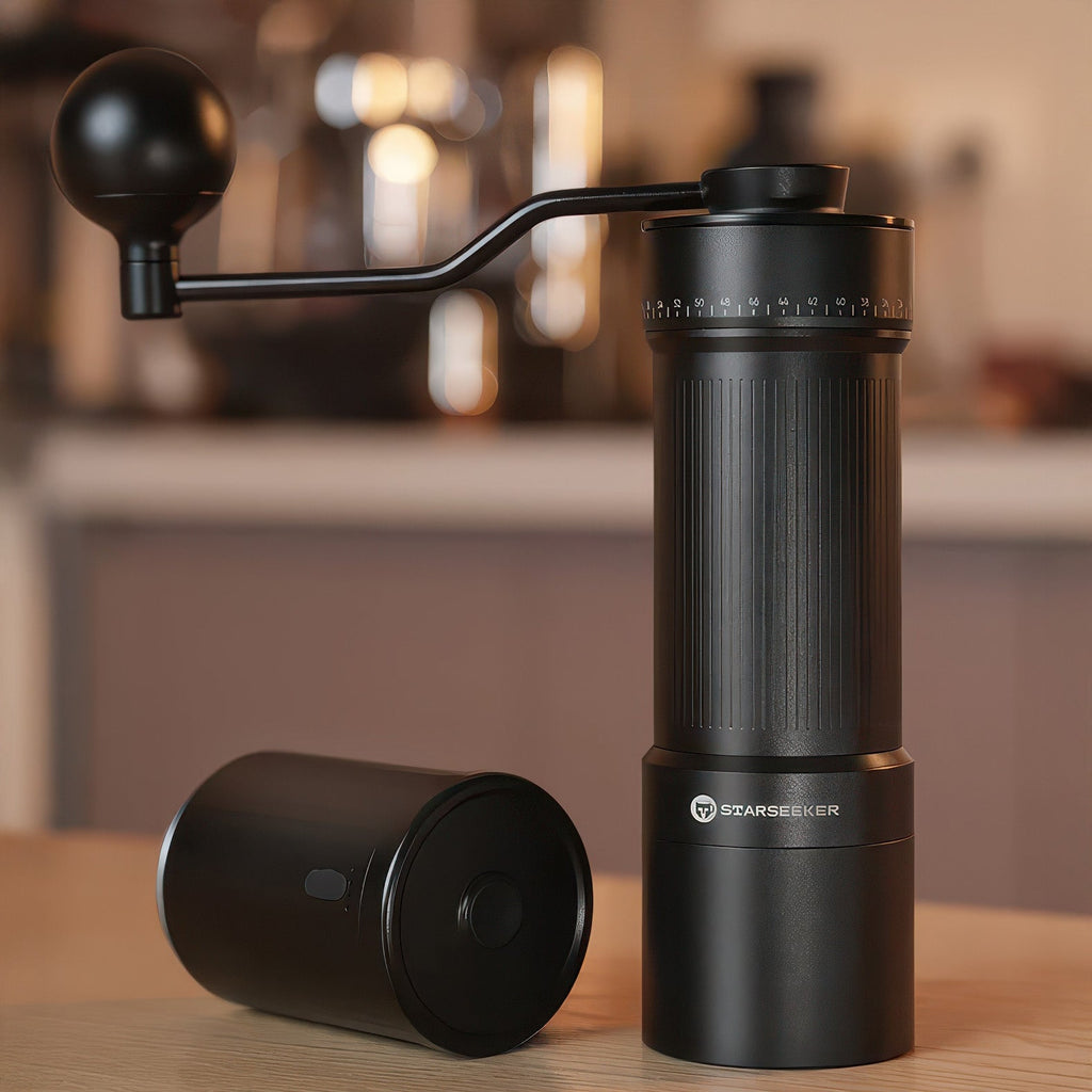 Starseeker 2 in 1 Black Burr Coffee Grinder