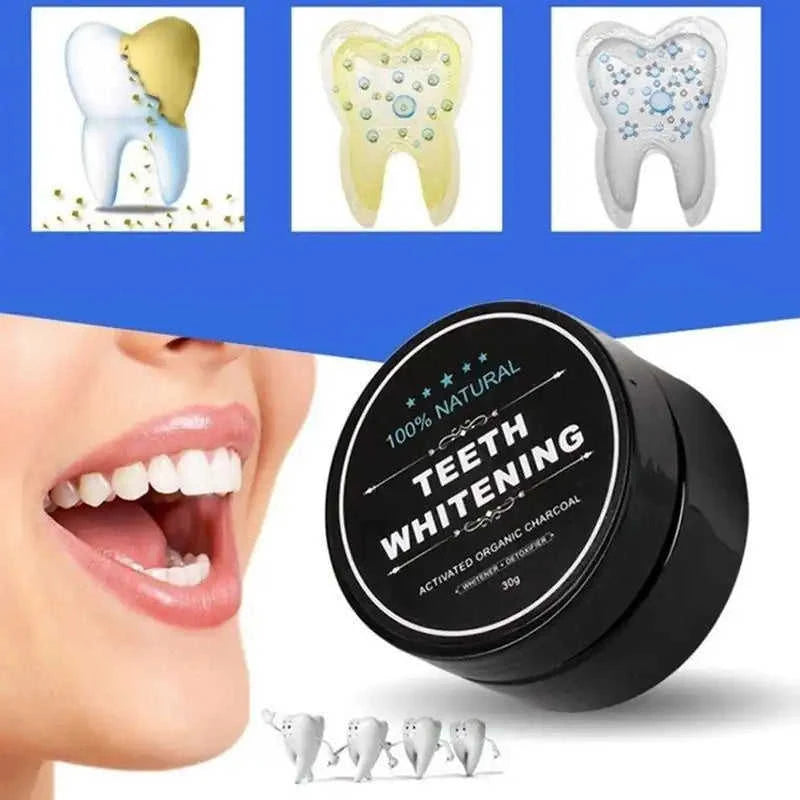 30g Premium Activated Bamboo Charcoal Teeth Whitening Powder Eco My Home  Natural Toothbrush ecomyhome.store United States