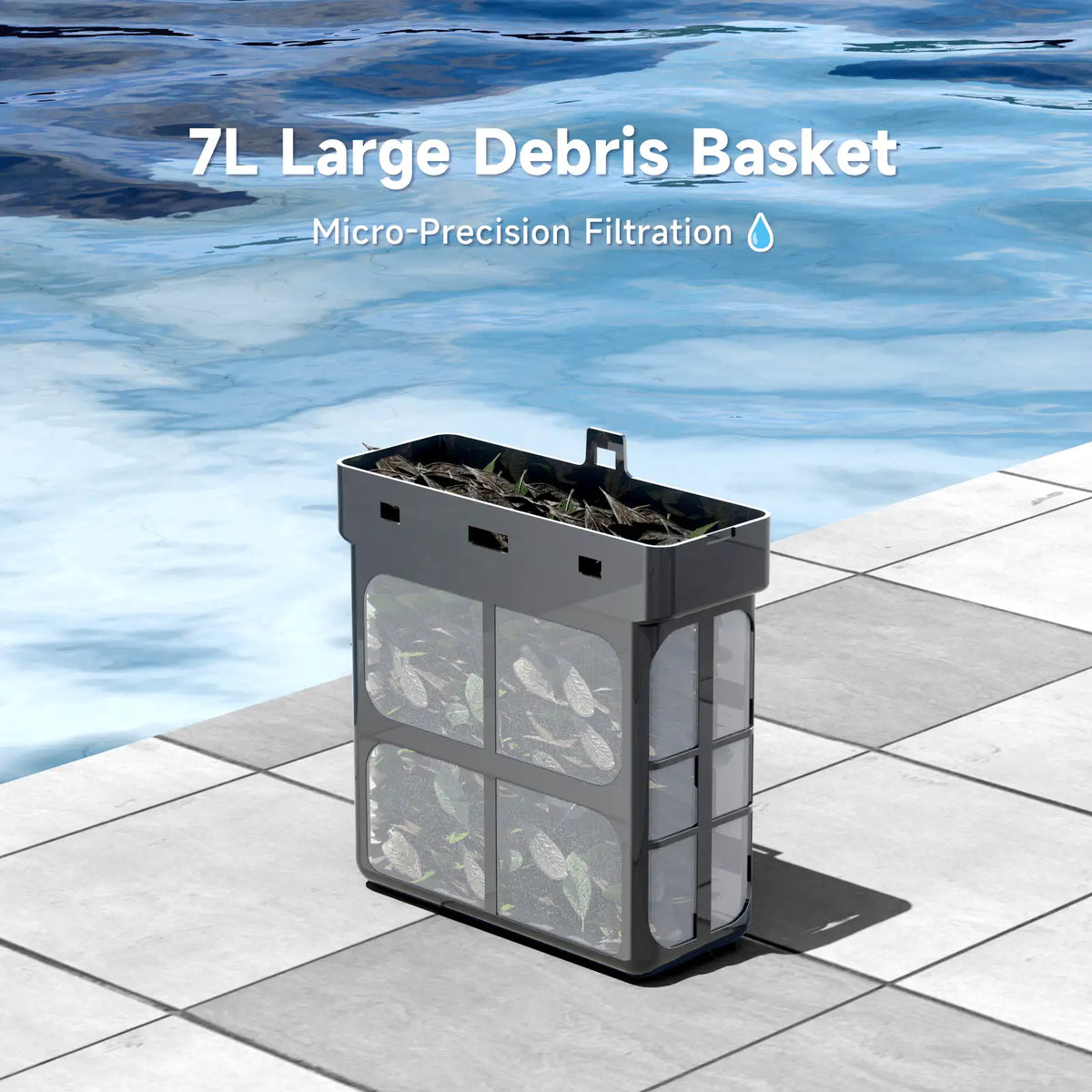 WYBOT F1 Pool Skimmer Solar Powered Robotic Cleaner