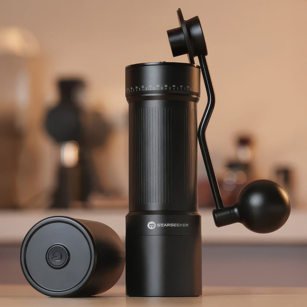 Starseeker 2 in 1 Black Burr Coffee Grinder