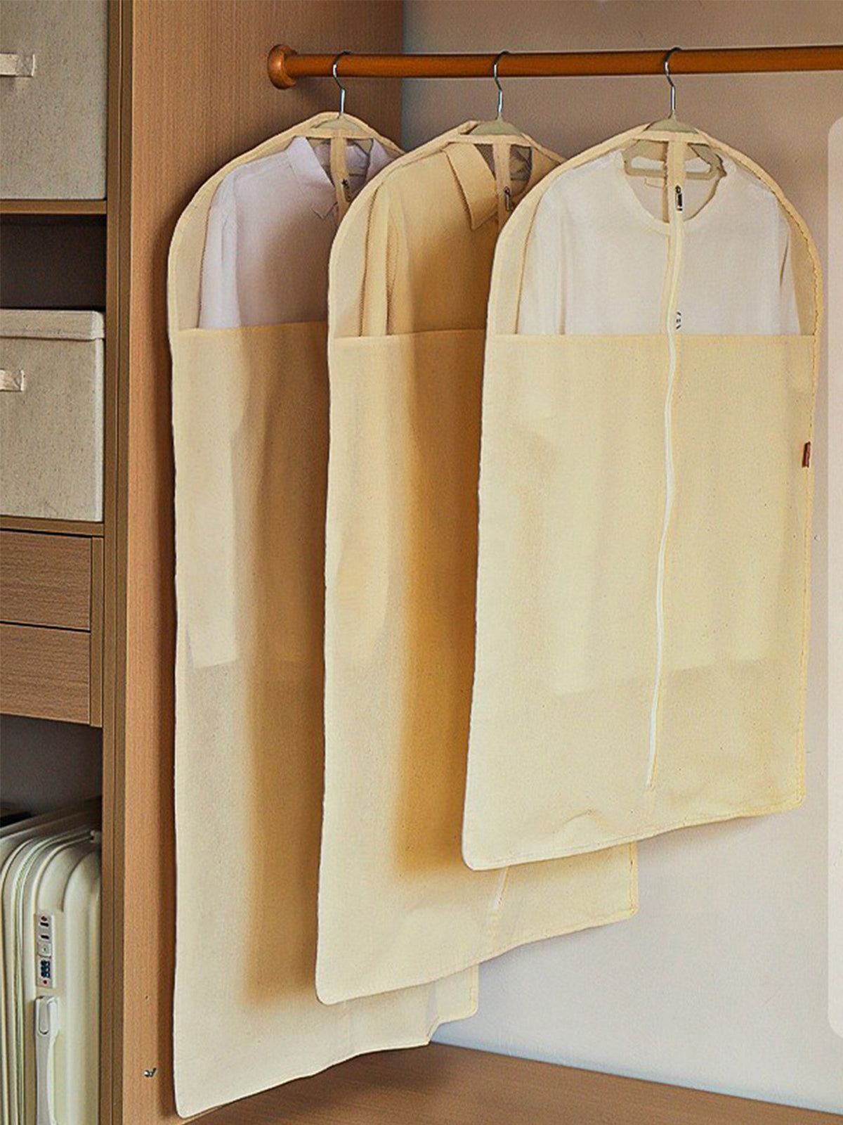 100% Cotton Clear Window Dust-Proof Storage Bags