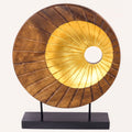 Handmade Wooden Sculpture – Acacia Wood Art Piece | Unique Home Sculpture Decor