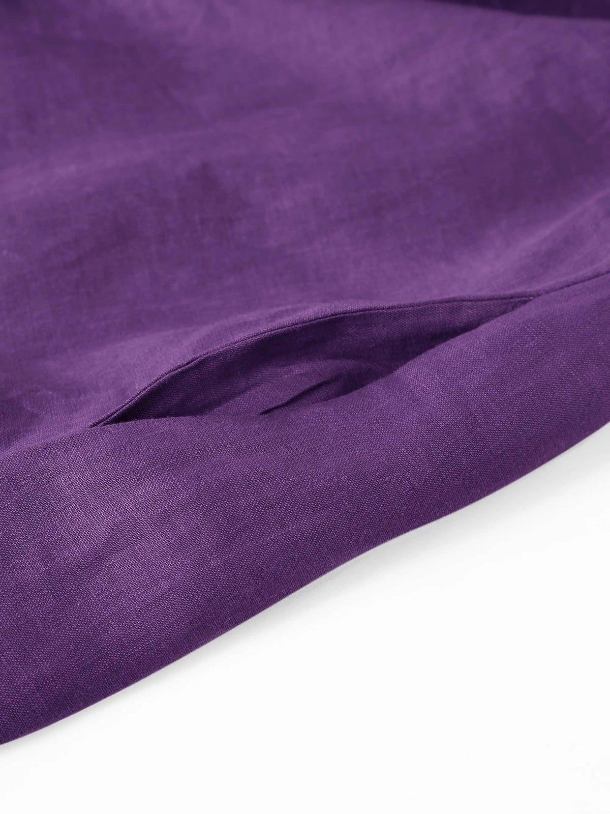 100% Linen Collarless Mid-Length Dress SOFIA