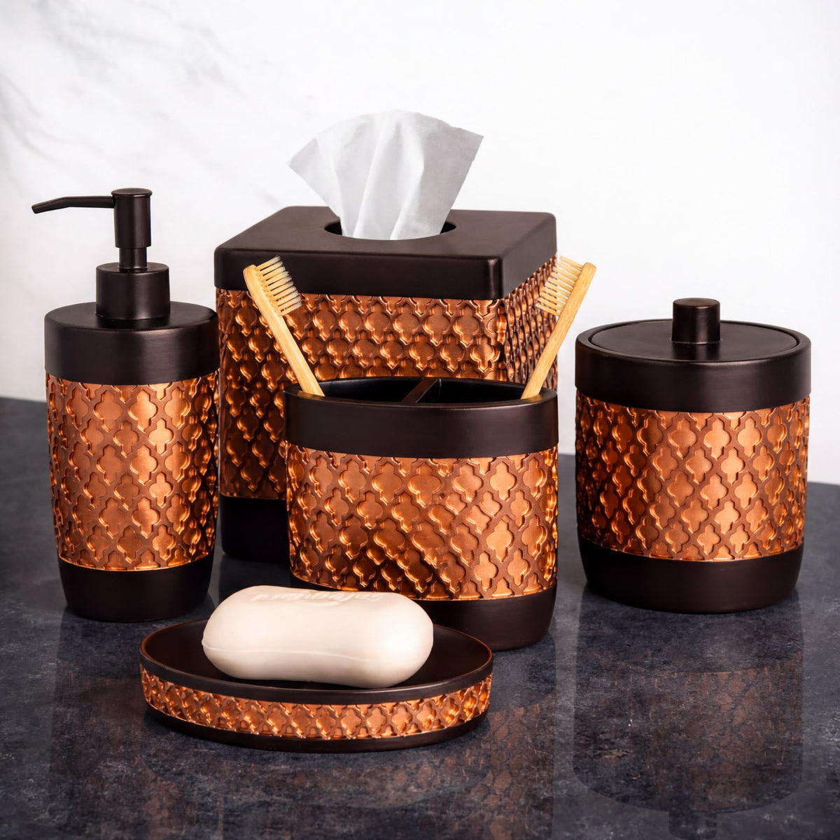 Bathroom Set – Wally, 6 Piece