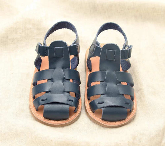Kids' Italian Leather Sandals | Wide Toe Box & Flexible Sole for Toddlers| Venetian