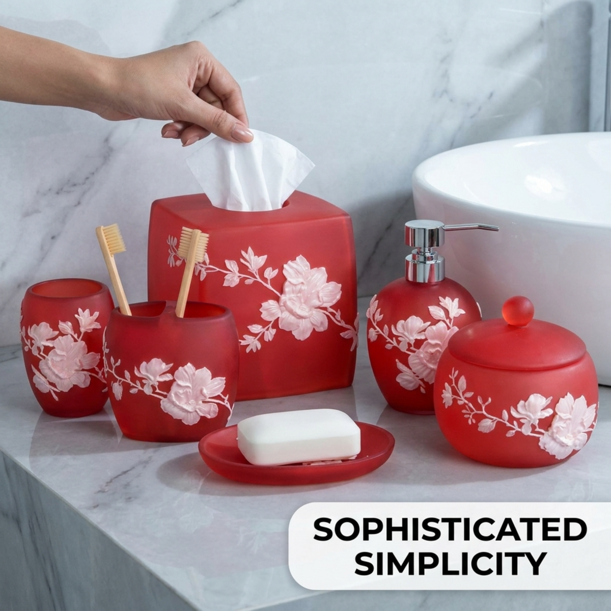 Bathroom Set – Savannah, 6 Piece