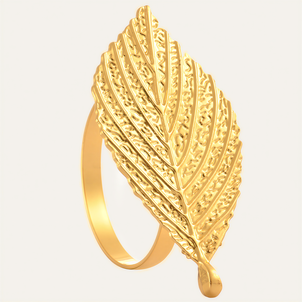Gold Leaf Napkin Rings – Golden Leaf