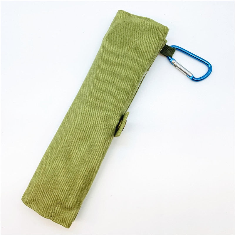 Portable Eco-Friendly Bamboo Flatware Set 7PCS