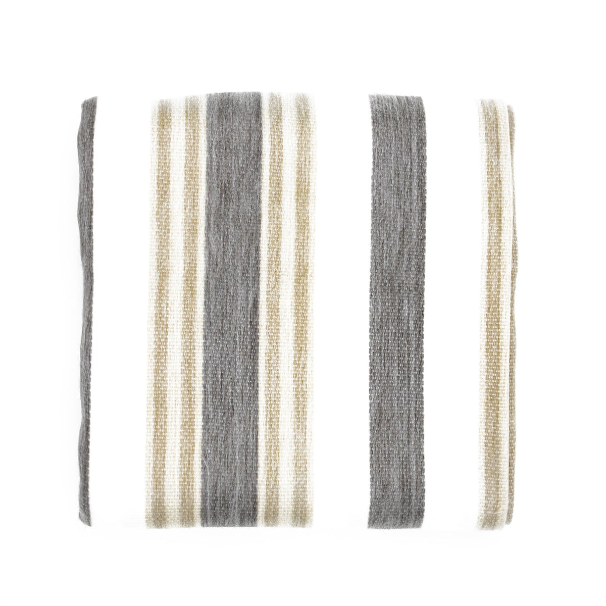 Alpaca Throw Blanket Handwoven From Ecuador - Nawi Collection - Cream & Camel