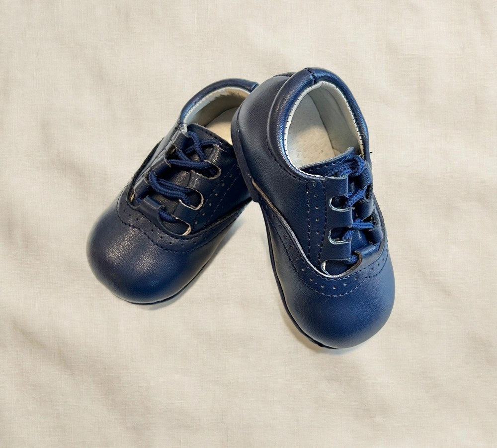 Alfie Lace-up Dress Shoe for Kids, Wide Toe Box