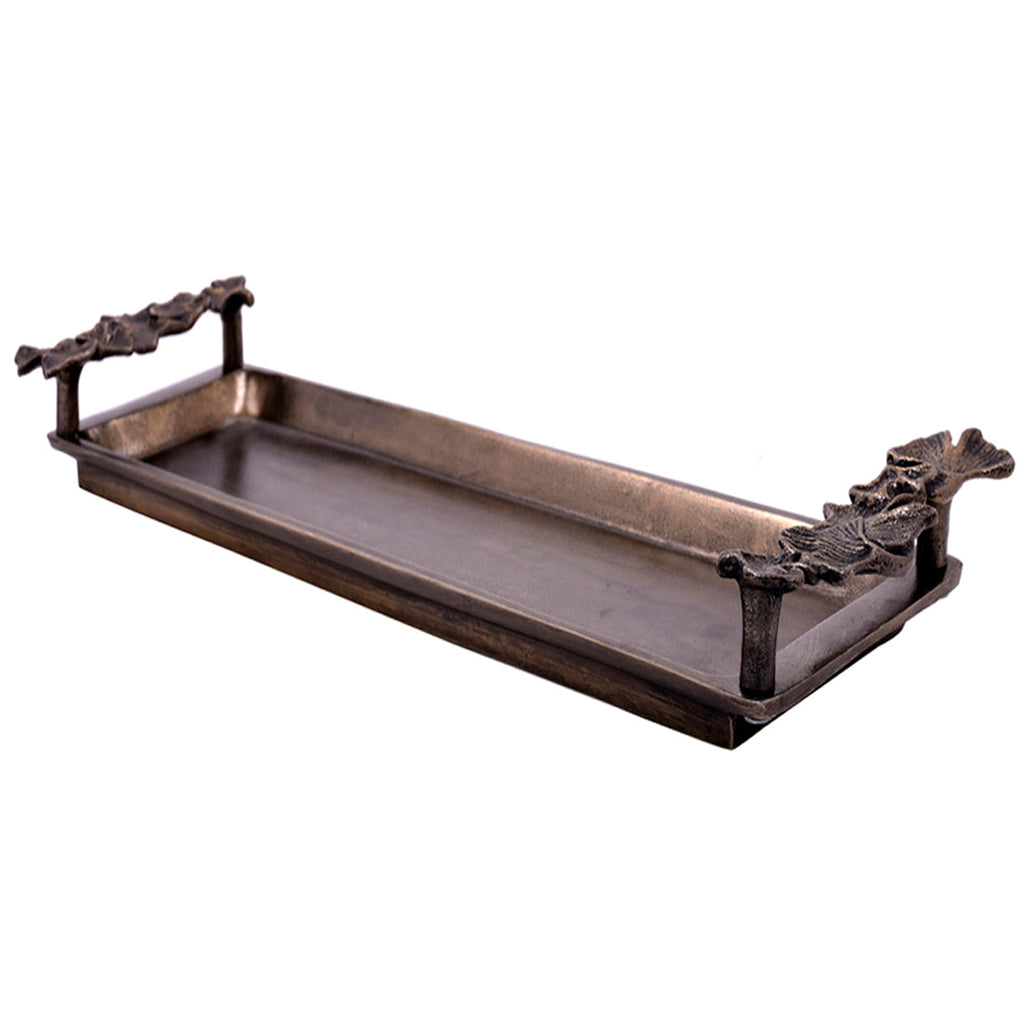 Gingko Grace – Modern Decorative Counter Accent Handmade Bathroom Vanity Tray