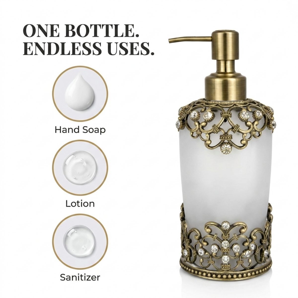 Soap Dispenser – Amara Bliss, 9 oz