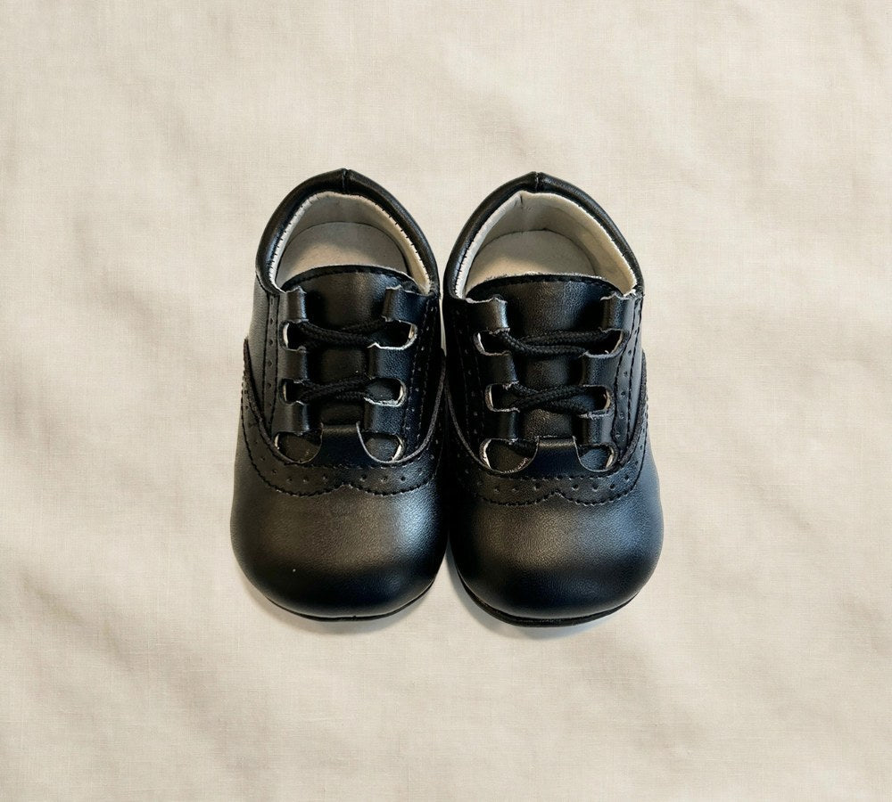 Alfie Lace-up Dress Shoe for Kids, Wide Toe Box