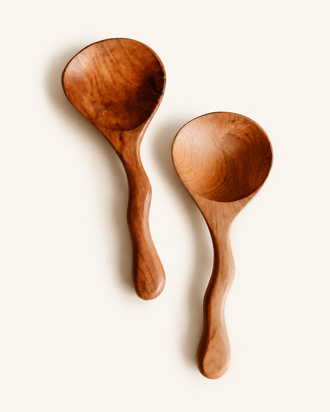 Teak Serving Spoon Set