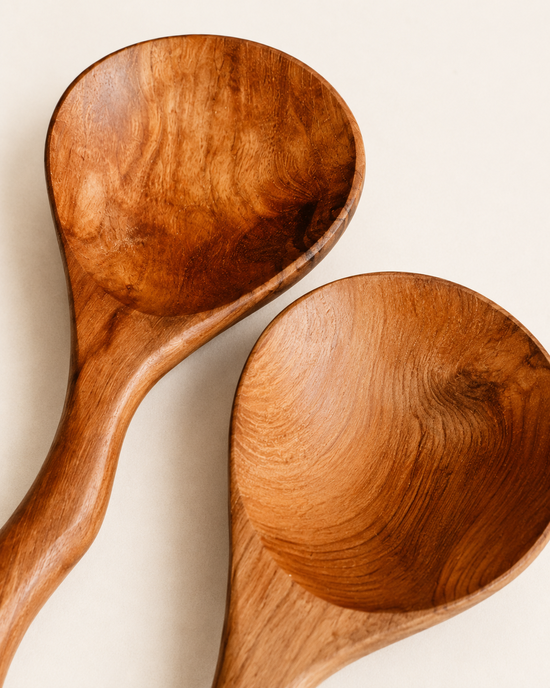 Teak Serving Spoon Set