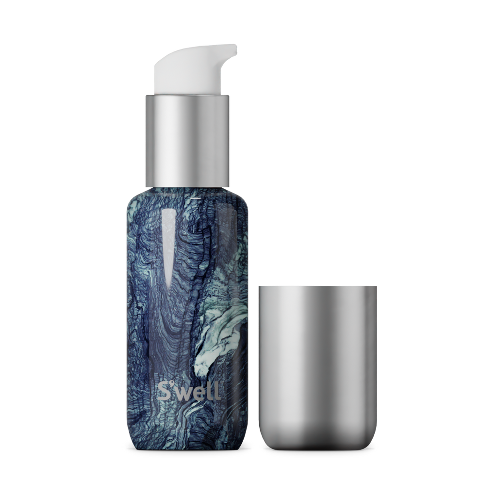 Azurite Travel Bottle Set (3-Pack with Recycled Toiletry Bag)