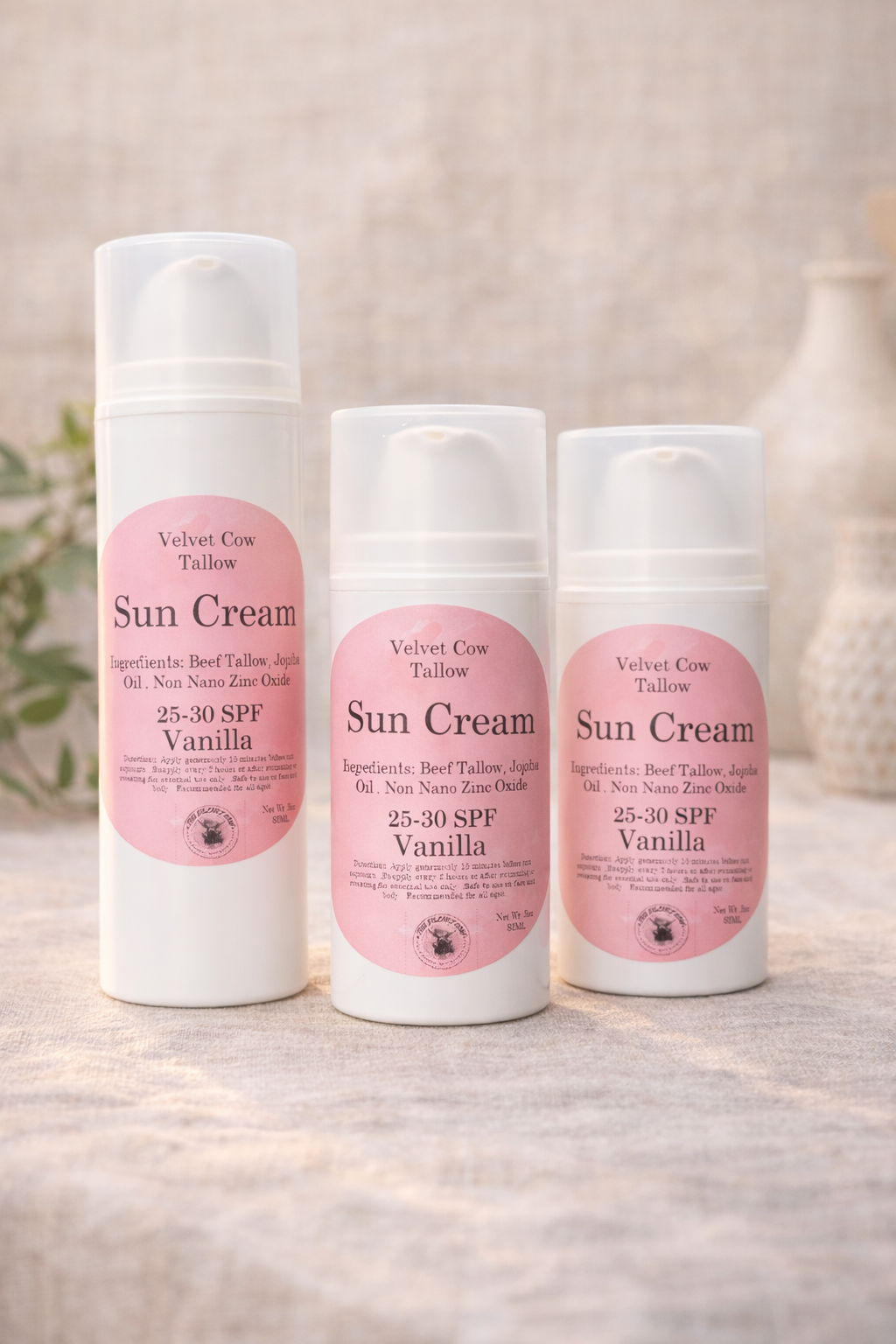 Tallow Mineral Sun Cream | Natural Zinc Oxide Protection