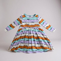 Hills Bamboo Twirl Dress - Eco-Friendly Girls Dress