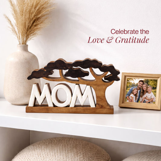 Wooden Mom Sign – Graceful Mom, Acacia Wood