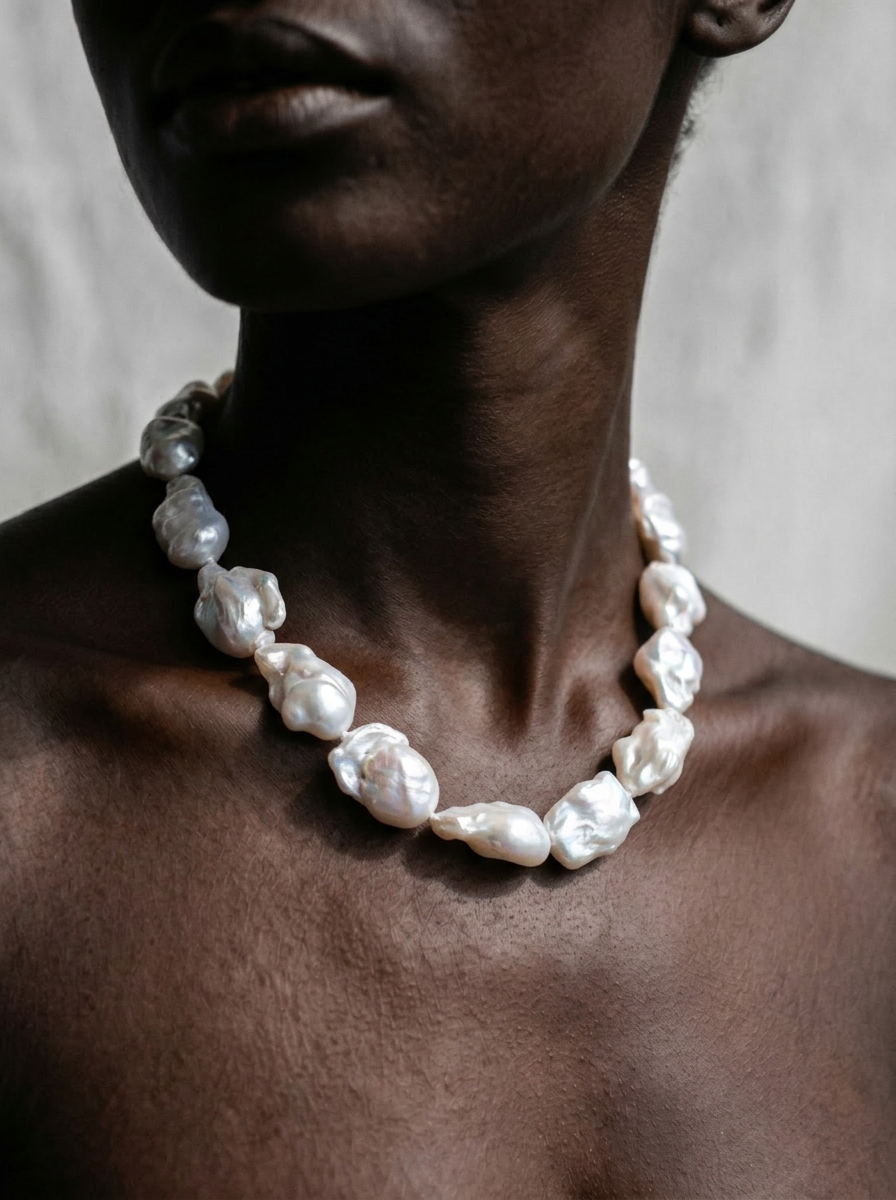 Worthy Baroque Freshwater Pearl Choker