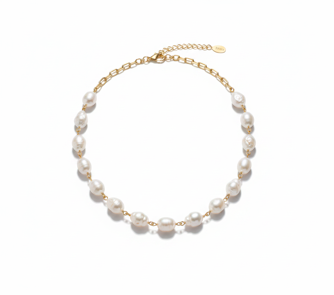 Worthy Baroque Freshwater Pearl Choker