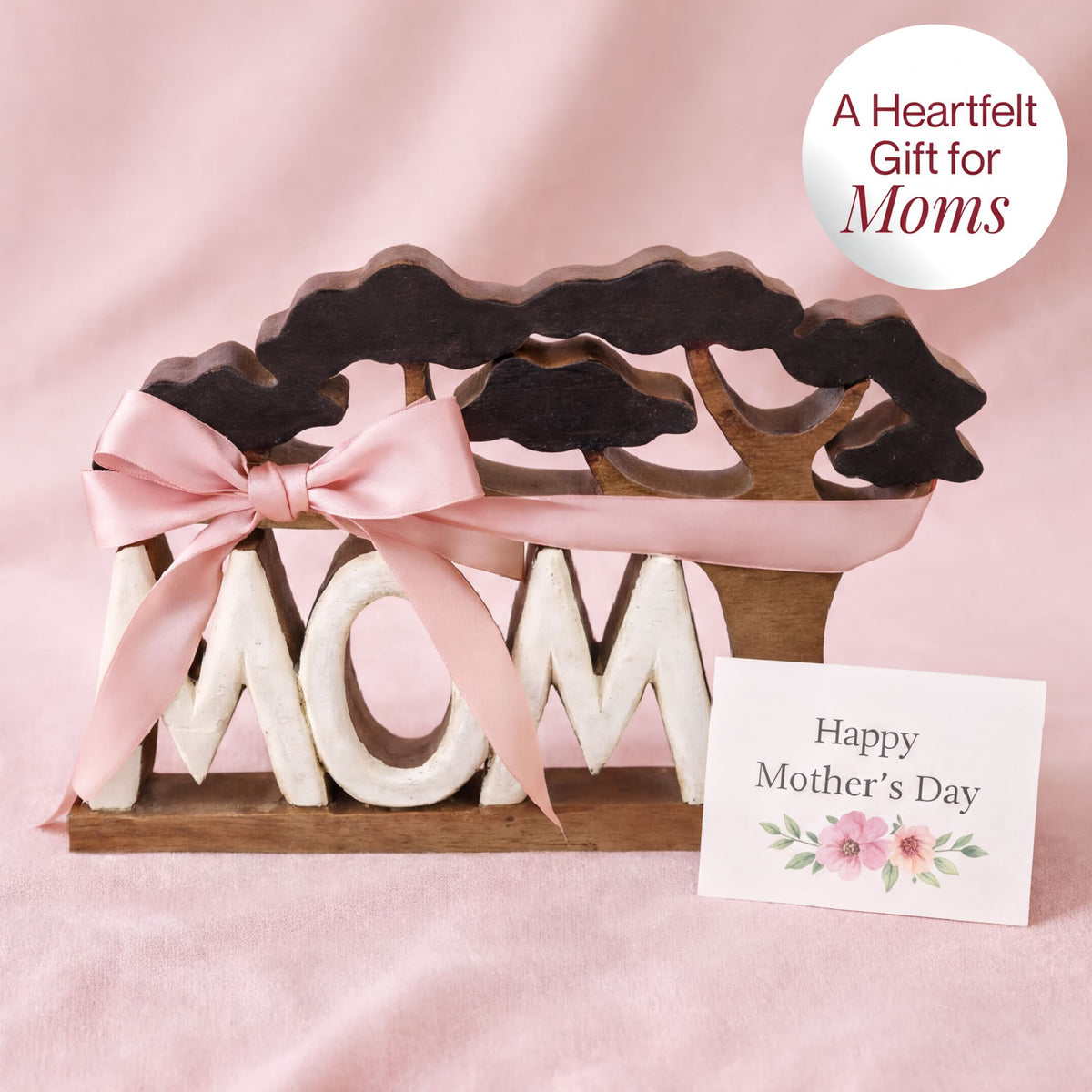 Wooden Mom Sign – Graceful Mom, Acacia Wood