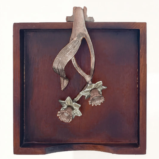 Wooden Napkin Holder – Rose Gold Finish