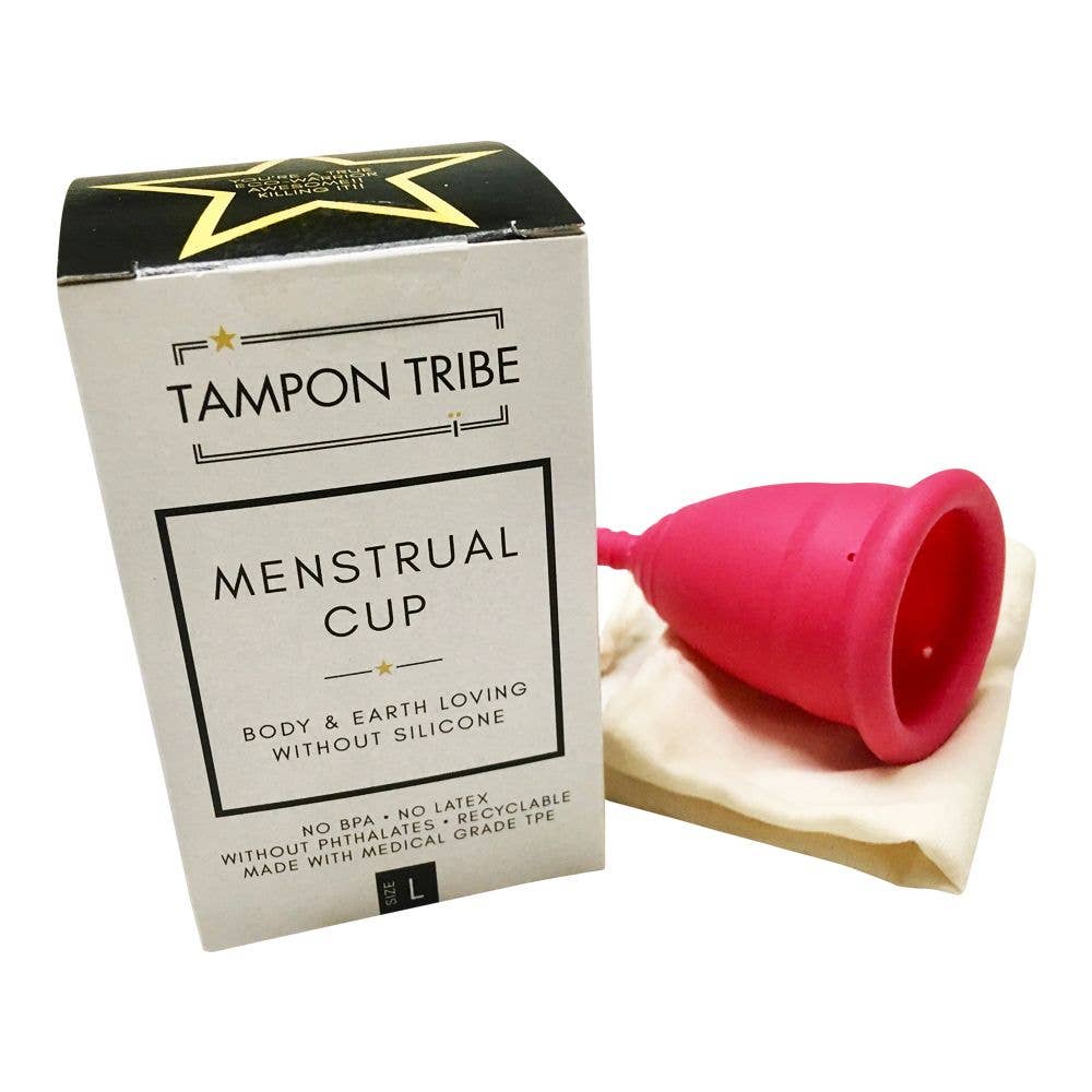 Menstrual Cup – Medium | Silicone-Free Reusable Period Cup | 12-Hour Protection
