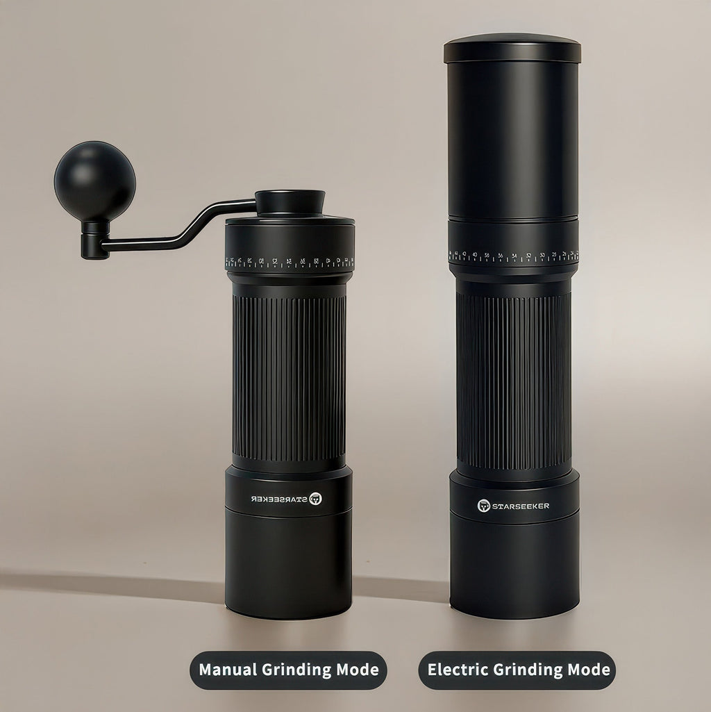 Starseeker 2 in 1 Black Burr Coffee Grinder