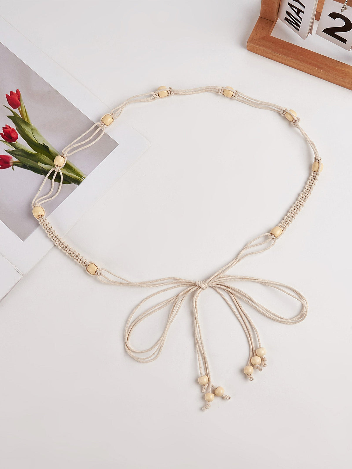 Cotton-Linen Knotted Belt