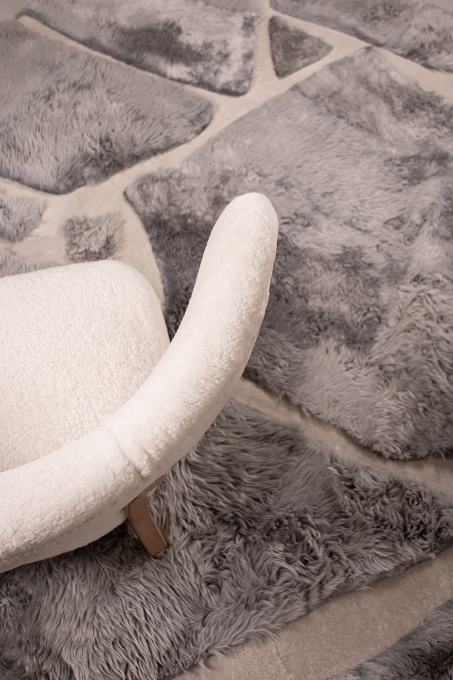 ARMOR High - Low Sheepskin Rug – Sculpted Texture in Custom Sizes
