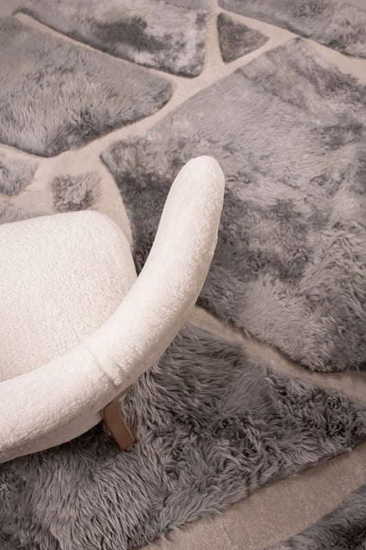 ARMOR High - Low Sheepskin Rug – Sculpted Texture in Custom Sizes